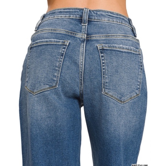 High Rise Blue Jeans - Picture 3 of 15